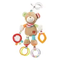 Fehn Activity-Spieltier Teddy  Baby Motorikspielzeug für Kinderwagen, Kinderbet