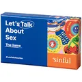 Sinful Let's Talk About Sex - The Game, Das Gesprächsspiel, Erwachsene Erotik Kartenspiel, 52 Gesprächskarten für Erwachsene, Partyspiel, Paarspiel, Paarspaß, Geschenk für Männer und Frauen und Paare,