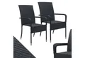 Juskys Gartenstuhl Yoro (2 St), stapelbar, modern, leicht und stabil