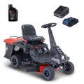 Scheppach MR225-61 Benzin Aufsitzrasenmäher 6PS | 61cm Schnittbreite | 150 L Fangbox | ohne LED | Aufsitzmäher inkl. Akku & Ladegerät + Motoröl