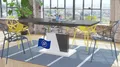 Mazzoni Grand Noir Couchtisch ausziehbar höhenverstellbar 120/180cm in Anthrazit matt/Weiß matt modern vielseitig Wohnzimmertisch Esstisch Beistelltisch Sofatisch platzsparend hochwertig Wohnzimmer