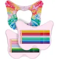 FABER-CASTELL Geschenkset Schmetterling Sparkle Buntstifte farbsortiert, 20...