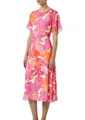 Comma Midi-Kleid mit All-Over-Print