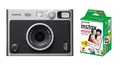 Fuji Instax Mini EVO Schwarz Typ C + Instax Mini Filme DP für 2x 10 Aufnahmen