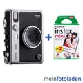 Fujifilm Instax Mini EVO schwarz hybride Sofortbildkamera mit 2Filme je 10 Fotos