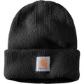 Carhartt Wintermütze Rib Knit Acrylic Hat, schwarz, Strickmütze, Damen, Universalgröße