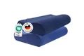 casimum Kissenbezug Schonbezüge für Orthopädisches Nackenkissen BLAU, (2 Stück), passend für ergonomisches Nackenstützkissen 60x30cm, Doppelpack (2Stk)