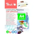 Peach Laminierfolie A4 | 80 mic | 100 St. | selbstklebende Rückseite | geeignet für selfmade Bilder oder Schilder etc. | geeignet für alle Laminiergeräte | S-PP080-17