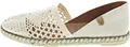 VERBENAS Carmen Gehäkelte beige Espadrilles