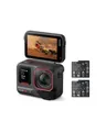 Insta360 Ace Pro 2 Dual Battery Standard Bundle Action-Kamera 8K / 30 BpS Leica Bluetooth Wi-Fi Unterwasser bis zu 12 m Schwarz (CINSBBGAACEPRO208)