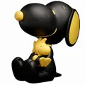 Blogo Peanuts Snoopy und Woodstock Black Sammelfigur (12 cm)