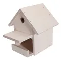 Holzbauset Vogelhaus Futterhaus Nistkasten Birke unbehandelt Natur Basteln