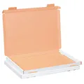 smiley pack 200 Großbriefkartons 350 x 250 x 20 mm weiß (200 Stück) DIN A4 B4 Grossbrief Versandkarton für DHL DPD GLS Hermes Warensendung Büchersendung mit Steckverschluss