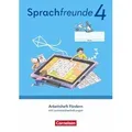 Sprachfreunde 4. Schuljahr. Arbeitsheft Fördern - Östliche Bundesländer und Berlin