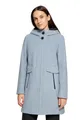 Gil Bret Damen Wolljacke mit Kapuze 38, Bright Blue Melange