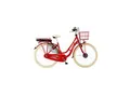 Fischer City E-Bike Cita 2.0 RETRO rot glänzend, RH 48 cm, 28 Zoll, 317 Wh