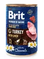 8595602561803 BRIT Premium by nature Junior Turkey with Liver - Nassfutter für H