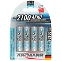 maxE 2100mAh NiMh, Akku silber, 2x AA (Mignon)