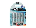 Ansmann wiederaufladbare Fledermaus. Maxe Mignon 4piec.2100mah