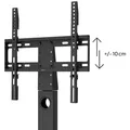 Hama TV Standfuß, schwenkbar, höhenverstellbar, 140 cm, 55 Zoll, bis 30 kg TV-Standfuß, (bis 55 Zoll) schwarz