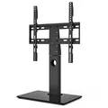 Hama TV Ständer (Standfuß für Fernseher 32“-55“, bis 30 kg, Fernsehständer höhenverstellbar, schwenkbar, VESA kompatibel, Stabiler TV Fernsehfuß) schwarz
