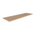 Flex-Well Arbeitsplatte, "Lund", LxBxH: 210x60x2,8 cm, Cosmopolitan Eiche - braun