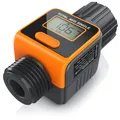 Wasseruhr Wasserzähler digital 3/4 Zoll  Durchflussmesser  praktische Wasser...