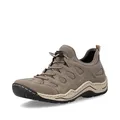Rieker Damen Slip-On Sneaker L0551, Frauen Halbschuhe, lose Einlage,Turnschuhe,Laufschuhe,straßenschuhe,Strassenschuhe,beige (64),41 EU / 7.5 UK