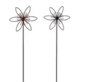 TrendLine Gartenstecker Metall Blume sortiert 115 cm  Gartenstecker