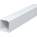 Obo Bettermann Wand- Und Deckenkanal Mit Bodenlochung 30x30x2000 Polyvinylchlorid Reinweiß Ral 9010, 2 Meter, 6191096