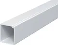 OBO Bettermann WDK30030RW Wand- und Deckenkanal, mit Bodenlochung, 30x30x2000mm,