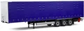 Solido Modellauto Maßstab 1:24 Tarpolin Anhänger blau S2400504
