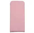 Handytasche Slim Leder Flip Handyhülle für iPhone 5, 5SE Rosa (Flip Cover)