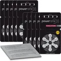 60 Power One Evolution Hörgerätebatterien m. Reinigungstuch P10 10 x 6er Pack
