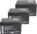 Ersatzakku AGM Batterie für Kinderfahrzeug 3 x 12V 13Ah