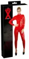 Late X, Latex Catsuit, Rot, Größe M