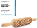 tuuli Anti Cellulite Massagegerät Massageroller Roller mit Griff Maderotherapie aus Holz