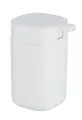 WENKO Badaccessoire-Set WENKO Seifenspender Davos, Fassungsvermögen 350ml, 7,8x9,8x13cm, Weiß