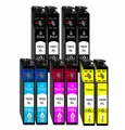 Druckerparadies 10er Pack Druckerpatronen 16 16XL kompatibel mit Epson WF-2660 Tintenpatrone (10-tlg)