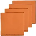 STOFFSERVIETTEN 4er-Set terrakotta 45/45 cm, 100% Baumwolle