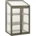 vidaXL Gewächshaus 60x45x100 cm Tannenholz