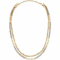 Leonardo Jewels Halskette 50 gold Bernadette Kette Schmuck Edelstahl Glasperlen