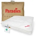 PARADIES Sommerdecke 155x220 cm - Prima Light Bio, atmungsaktive Sommerbettdecke 155x220 leicht, Steppdecke