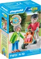 PLAYMOBIL 71613 Großeltern, Opa und Oma mit Baby im Kinderwagen NEU
