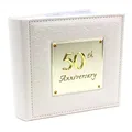 Deluxe Fotoalbum, für Goldene Hochzeit, Aufdruck "50th Anniversary"