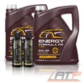 2x 5 L LITER MANNOL ENERGY FORMULA FR 5W-30 MOTORÖL + 2x 250 ml OIL LEAK STOP