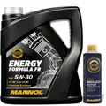 5L MANNOL 7707 5W30 ÖL MOTORÖL + BENZIN ZUSATZ REINIGER PFLEGE ADDITIV