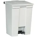 Rubbermaid | Tretabfalleimer | Industrie | aus Polyethylen | Volumen 68 l | Weiß