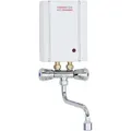 Klein Durchlauferhitzer Elektronisch 3,5 Kw + Niederdruck Armatur Thermoflow