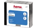HAMA Standard CD-Leerhülle Schwarz/Transparent